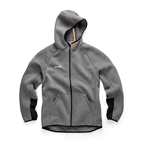 Veste mixte Scruffs Trade Air-Layer Hoodie Charcoal pour le travail
