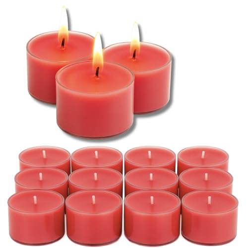 Candelo 12er Set XXL Duft Kerzen - Duftteelichter Bratapfel - Jumbo...