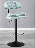 Rembourrage double couche du coussin de siège : le tabouret de bar adopte une éponge haute densité, qui n'est pas facile à plier et à déformer, et le tissu en cuir respirant et l'éponge sont plus doux et plus adaptés à la peau