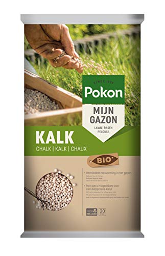 Preisvergleich Produktbild Pokon Bio Kalk, Granulat, Rasenkalk, Gartenkalk, natürlicher Kalkdünger, gekörnt, mit Magnesium, 20kg, grün, 7623576100A