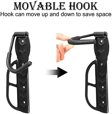 Shoze 4 Pack Bike Rack Wall Mount Bicycle Holders Vertical Cycle Storage Hanging Hooks for Home Indoor Outdoor Use