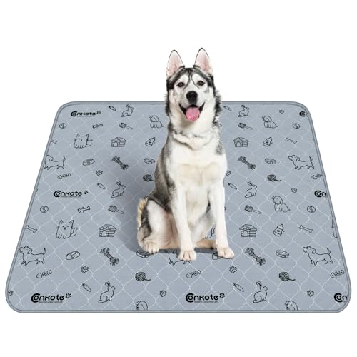 Washable Pee Pads for Dogs 2 Pack, 34" x 36" Reusable Puppy Training Pads Heavy Absorbency Dog Playpen Mats Waterproof with Non-Slip Bottom for Playpen, Crate, Potty, Whelping
