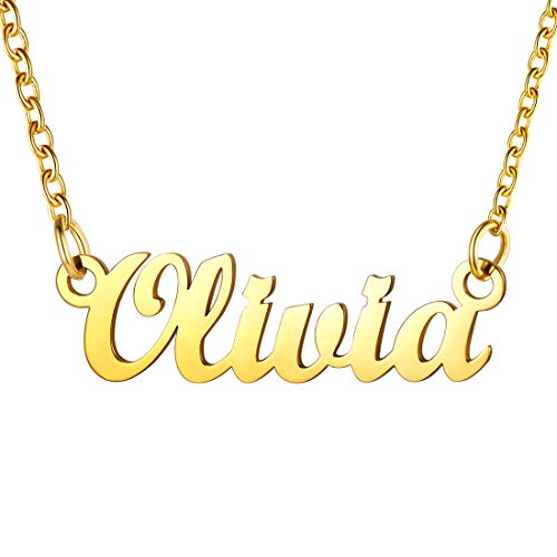 U7 Cadena Oro 18k De Mujeres Colgante Acero Inoxidable 316l Olivia De Novias Nombres Personalizables De Identidicación Collares Personalizados Nombres Personales U7 Cadena Oro 18k De Mujeres Colgante Acero Inoxidable 316l Olivia De Novias Nombres Personalizables De Identidicación Collares Personalizados Nombres Personales