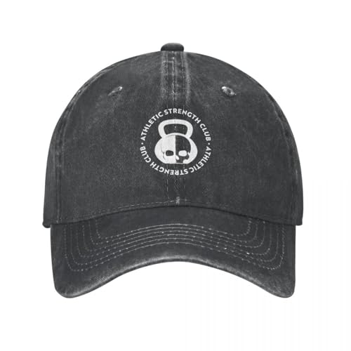Chapeau club de force athlétique unisexe logo circulaire blanc
