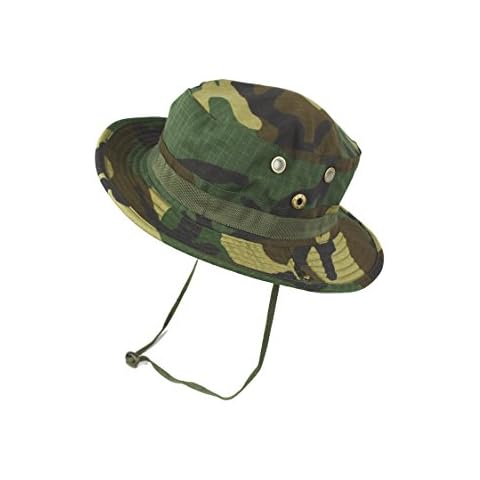 Sombrero QHIU Tactico Militar Boonies Camuflaje Redondo Anti-UV Cover