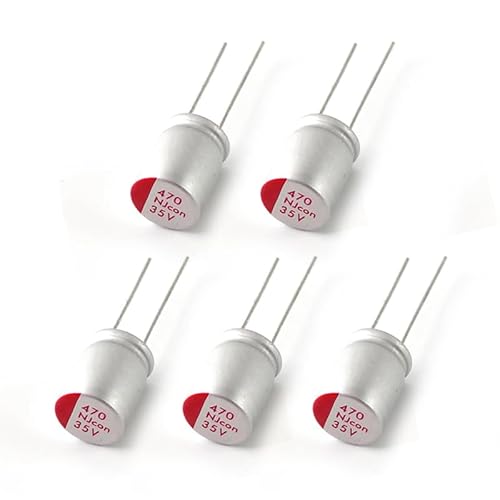 Lubosi 5PCS 35V 4-6S Solid Electrolytic Capacitor 470UF...