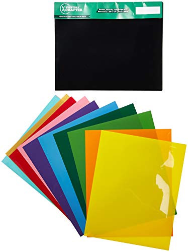 Everyday Crafter Heat Transfer Vinyl Variety Bundle Pack 20 HTV Sheets 18+2 Free -Assorted Colors incl. Neon, Pastel- 12