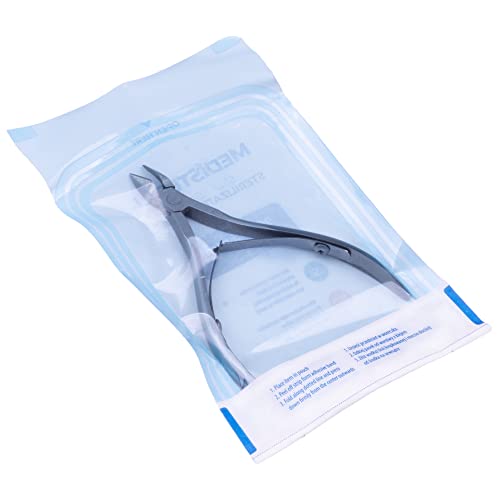 200 Stück Selbstdichtender Sterilisationsbeutel, PVC-Dentalsterilisationsbeutel Selbstdichtender Beutel Autoklaven-Sterilisatorbeutel für Reinigungswerkzeuge (9x16,5 cm)