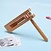 2 Pack Wooden Spinning Ratchet Noise Maker Grogger, Traditional Matraca for Parties, Sports Events and Celebrations