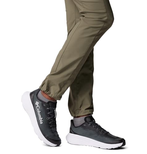 Columbia Women's Konos Featherweight Running Shoe, Black/White, 9