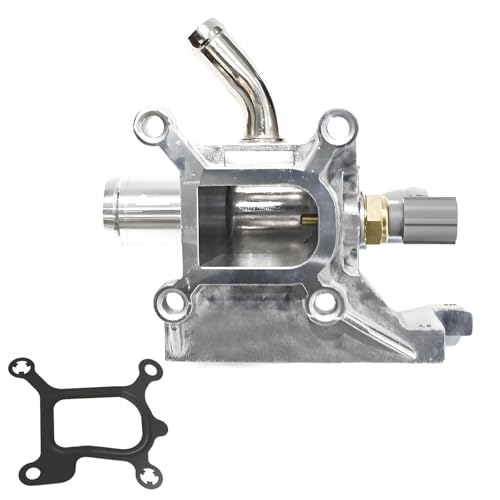 MILIPARTS Upgrade Aluminum Engine Coolant Water Outlet Compatible with MAZDA 3 5 6 CX-7 Ford Focus C-MAX Mondeo Mk III IV Galaxy S-MAX 2003-2015 2.0L 2.3L 2.5L Replace LF01-1517Z