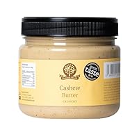 Nutural World - Knusprige Cashew-Nussbutter 100% pur (1 kg) - Vegan, ohne Zusatz von Salz, Zucker oder Palmöl - ein Preisgekröntes Produkt