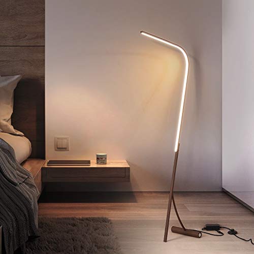 Flashing Lampada Da Terra Semplice Caffè Nordico Lampada Da Terra In Alluminio Lunghezza Lampada Da Terra Foyer Soggiorno Lampada Da Terra Apparecchi A LED (Color : Warm white) - Image 6