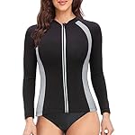 DownLTL Top de Traje de Neopreno Surf para Mujer- ...: ✅ Material Premium de Neopreno 2mm – Fabricado en neopreno de alta calidad, flexible y resistente al agua, ideal para buceo, surf, natación y pesca. ✅ Cremallera Frontal Fácil de Usar – Diseño con cierre frontal para un ajuste cómodo y rápido, permit...