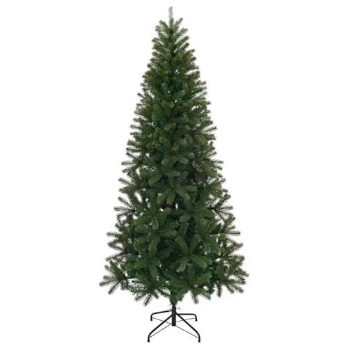 Árbol de Navidad sin caída de hojas con luces LED cálidas integradas 6