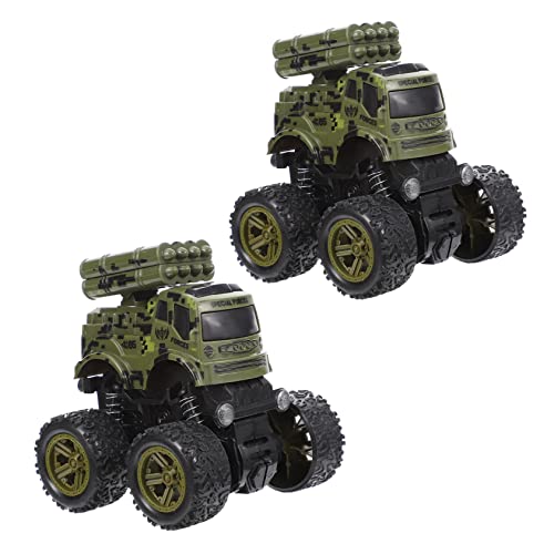 BESTOYARD 2Pcs Carrinho De Brinquedo Playset Brinquedos De Quatro Rodas Brinquedos Para Crianças Car