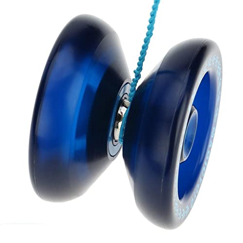 Image of High Performance ABS PP Magic Yoyo K1 Spin YOYO Ball Bearing String 1A 3A 5A Trick Toys for Kids /Adults Blue