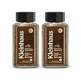 Kleinhaus Organic Medium Roast Nano Instant Coffee + Microground | 100% Colombian Arabica Coffee | Freeze dried | Fresh Brewed Taste | 3.5 oz Jar (2 Pack, Organic)