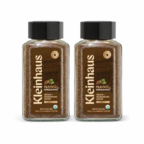 Kleinhaus Organic Medium Roast Nano Instant Coffee + Microground |