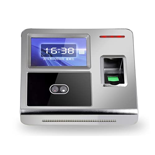 Control Horario Empleados, Reloj de tiempo de empleado cara facial huella digital TCP IP Control de acceso a la asistencia Tiempo biométrico Tiempo Reloj Recorder Empleado Lector Electrónico
