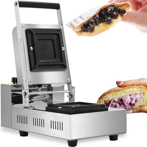 Generisch Komercyjny grill Panini, elektryczny toster do kanapek z powłoką zapobiegającą przywieraniu, 600 W, zakres temperatur 50-250°C, nadaje się do kanapek z lodem, pereł i wypieków, 35 x 20 x 38