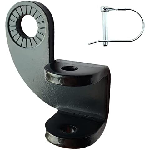 ODIER Steel Hitch for Burley Bike Trailer for Kids 12.2 MM Compatible with Burley Bee Bike Trailer and Old Models Work with Disc Brake Cover