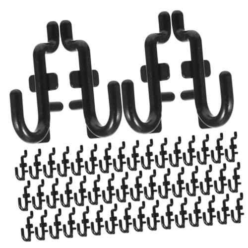 FUNOMOCYA Peg Board Hangers 100pcs j Hooks Sturdy Plastic Construction Universal Fit for Tool Organizati