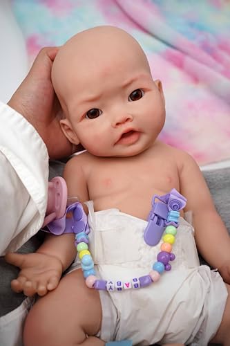 Muñeca Reborn Baby de Silicona Realista 17 Pulgadas miniatura 2