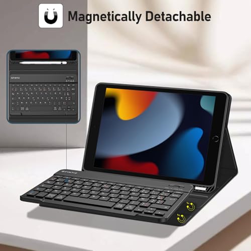 Clavier pour iPad 9/8/7 Gen avec rangement de stylet pour prise de note - 4