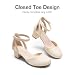 Imagen de DREAM PAIRS Kids Zapatos de Vestir de Tacón Cómodos Bailarinas Niña para Fiesta Ballet Flats Chicas Princesa Brillante