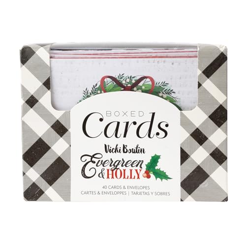 Tarjetas con sobres Evergreen Vicki Boutin A2 para scrapbooking 2