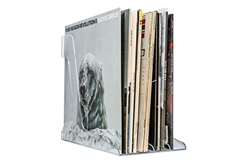 Support pour disque vinyle transparent | Range-vinyles discret et chic - 5