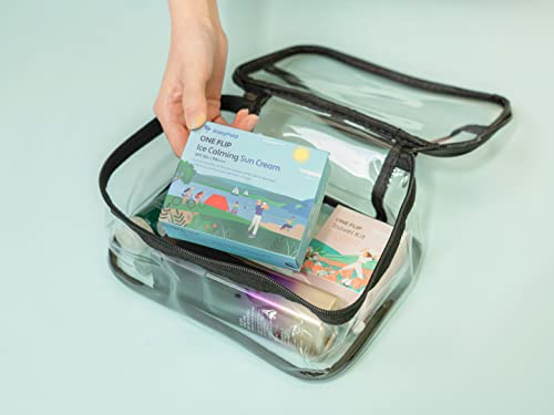 Korean Sunscreen Spf 50 (30 Pack) - Travel Size Sunblock Face & Body, Korean Beauty Skin Care Sun Block, Sun Cream #TOP4