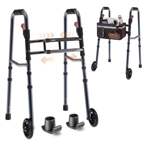 Folding Walker for Seniors with Basket