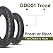 AlveyTech 3.00-10 Tubeless Scooter Tire with QD001 Tread (Set of 2)