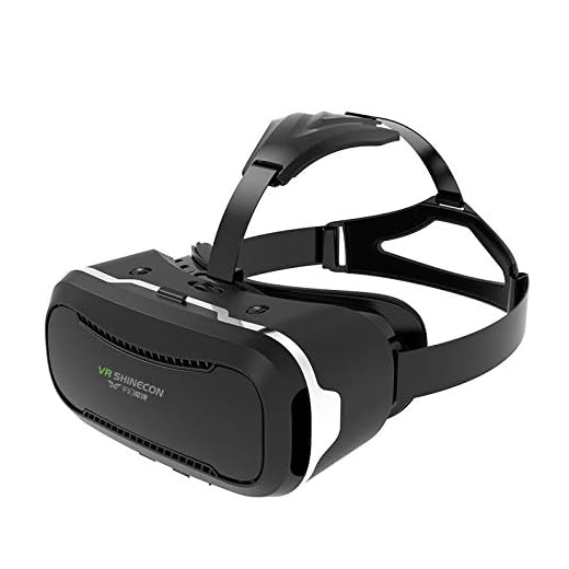 FANGSHUAI Virtual Reality Headset, Virtual Reality Headset, VR glasögon, VR glasögon – för 3D VR filmer TV-spel, kompatibel med iPhone 8 7 6 6S Plus Samsung S8 S7 S6 Edge S5