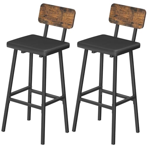HOOBRO EBF84RBY01G2 Bar Stools Set of 2
