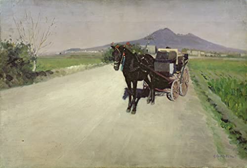 Poster Une route à Naples Caillebotte SERENDIPITP décoration salon 50x70