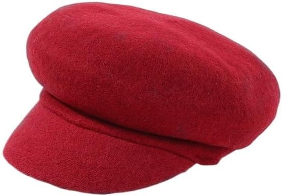 Winter Wool Versatile Artistic Octagonal Hat Women's College Beret