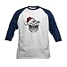 CafePress Transformers Auto Santa Kids Baseball Tee Kids Cotton Baseball Jersey, 3/4 Raglan Sleeve Shirt Navy/White
