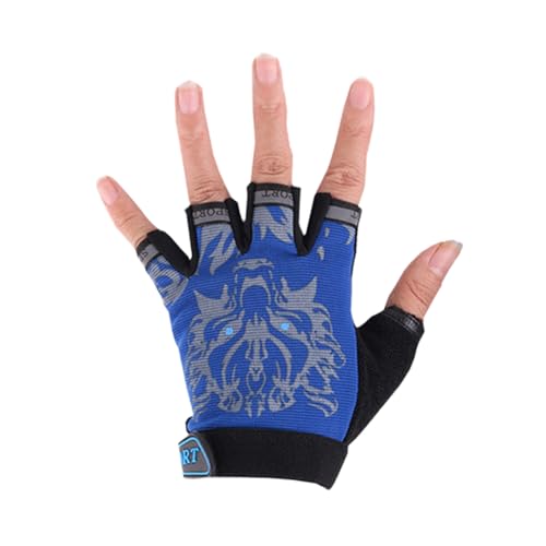 Guantes para niños y adultos en tono azul