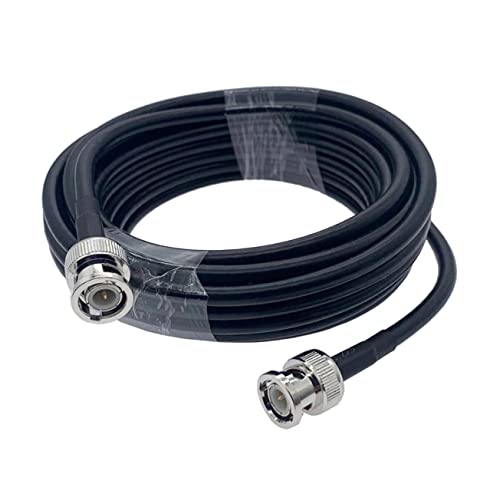 Cable coaxial BNC macho 10m Operitacx línea de alimentación para estudios de radio
