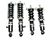 BC Racing BR Series Coilovers compatible with the 2007-2011 Honda CRV (AWD/FWD)