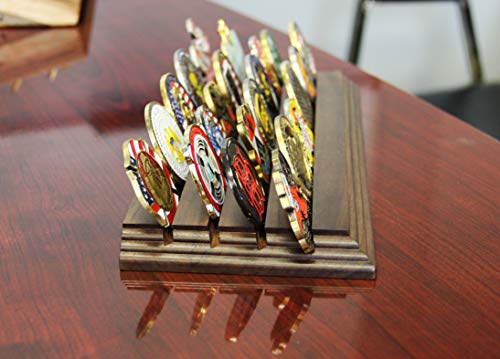Soporte para Monedas Challenge 4 Filas Madera Nogal miniatura 5