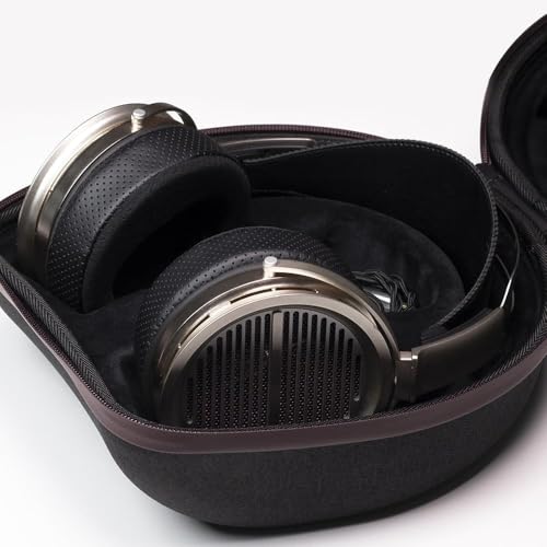 Image of Aune AR5000 with Carrying Case, Full-Size Open-Back Headphones with MLD Driver, Dynamic Driver, Detachable Cable, Over-Ear HiFi Hi-Res Audiophile Headphones for HiFi System, Home Audio, DAP