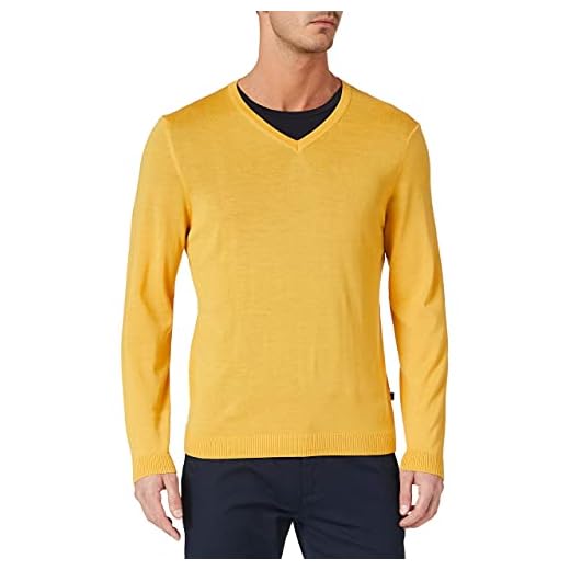 Maerz Herr sommar merino V-ringad tröja