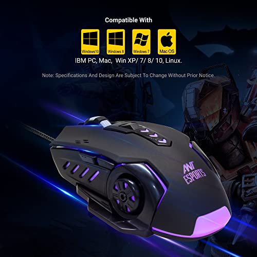 Image of Ant Esports GM70 USB Optical Gaming Mouse