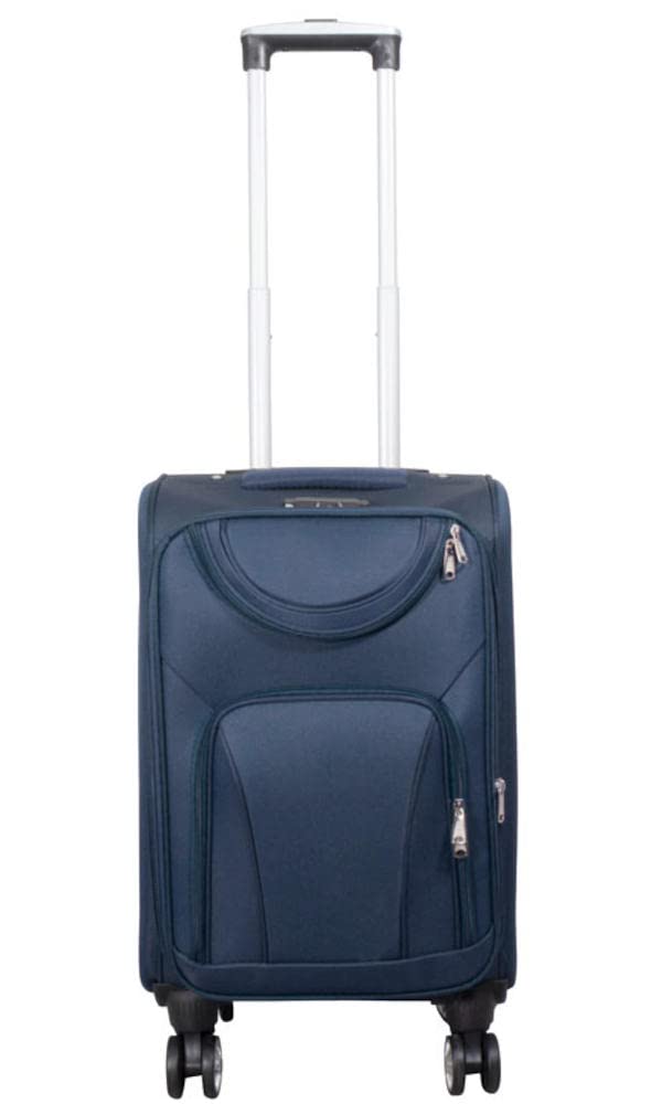 Weichgepäck-Trolley »Maribor«, 4 Rollen, aufrecht rollbar Farbe Blau Gr. M