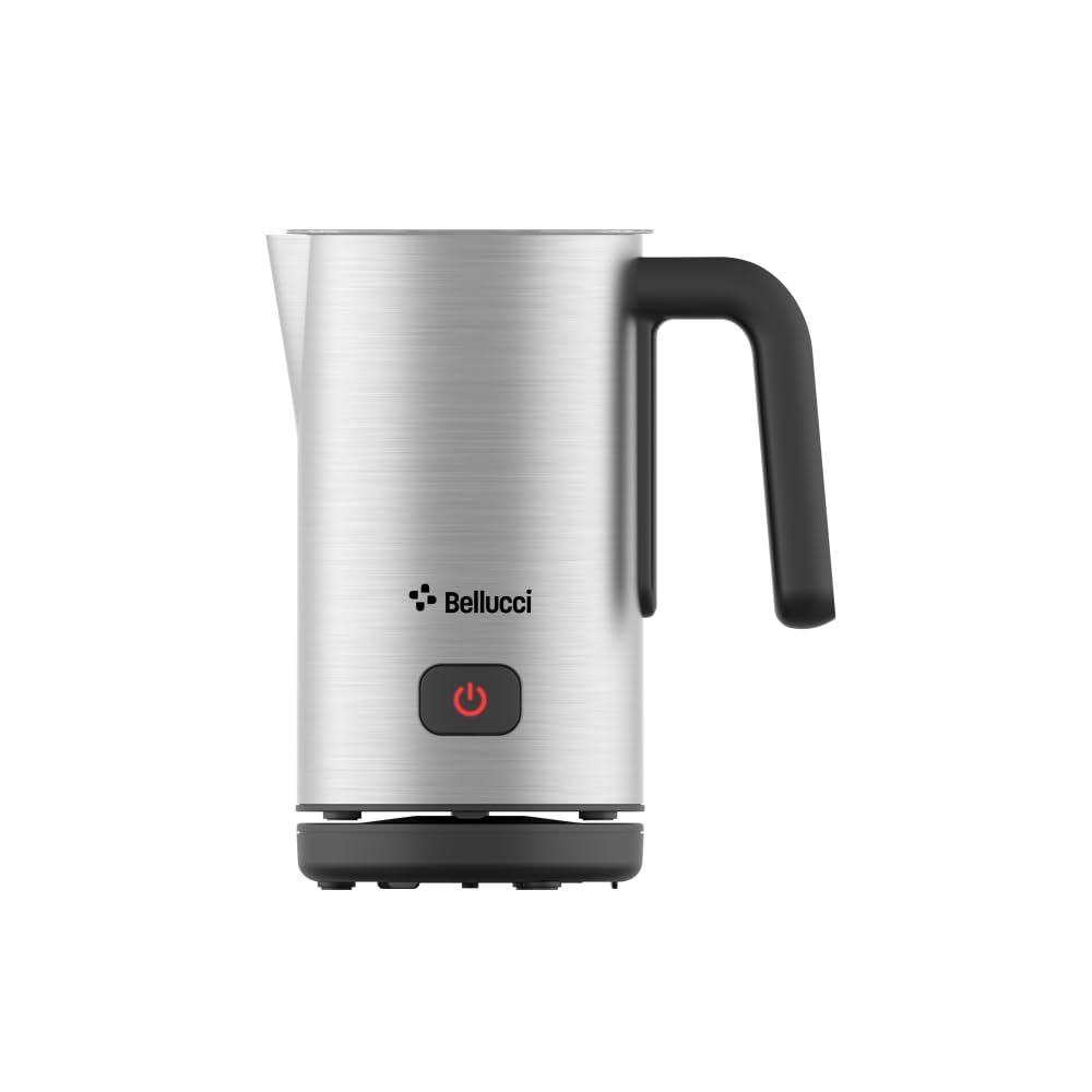 ひろこっち ミルク STW1 Bellucci Latte+ Milk Frother, 300 ml Capacity with Detachable Whip
