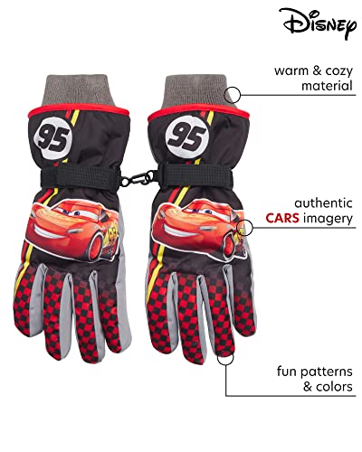 Image of Disney Boys' Ski Gloves - Lightning McQueen and Mickey Mouse Ski Gloves or Mittens (2-7)